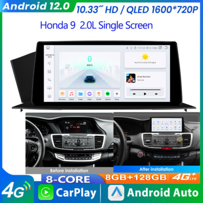 10.33'' For Honda Accord 9 2013-2017 Android Car Radio 2Din Stereo Receiver 6+64G