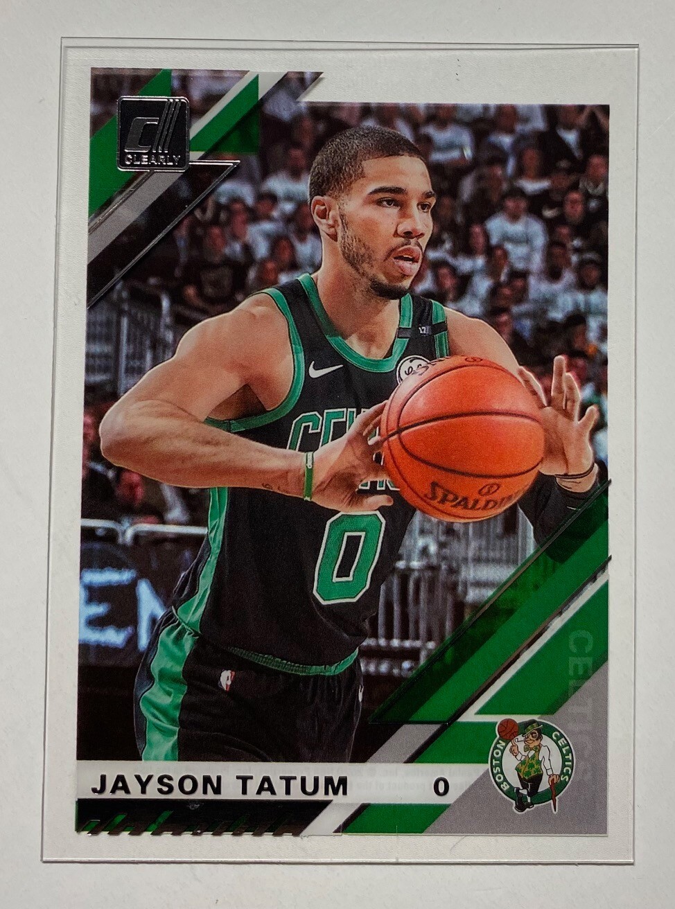 2019-20 Panini Clearly Donruss Purple Jayson Tatum #2