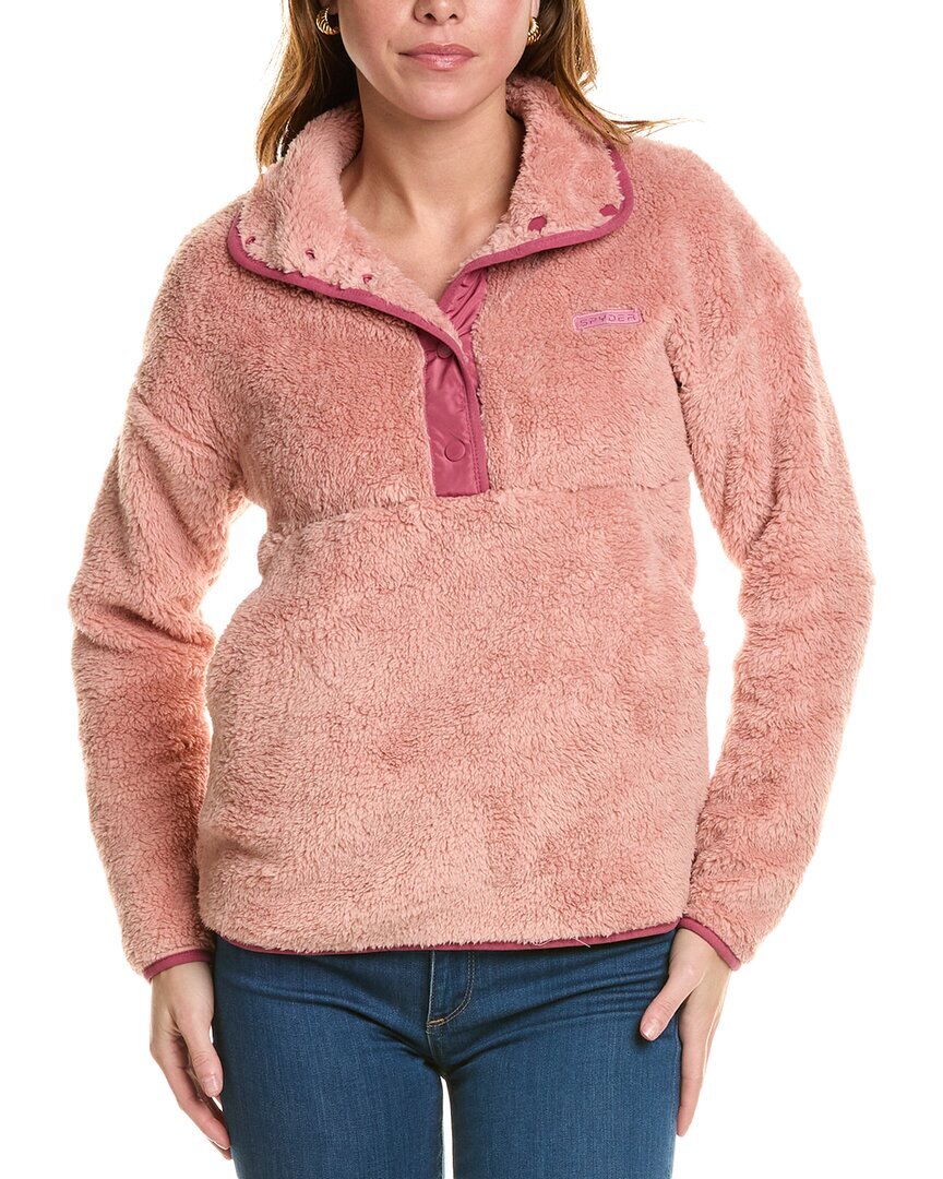Женский пуловер Spyder Cozy на застежке 1/4, розовый, M