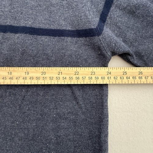 Naturalife Men's XL Blue Long Sleeve V Neck Sweater - Picture 5 of 6
