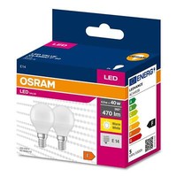 Osram Led Value Classic 40 4.9WE14 Lampe 470Lm 3000K Warmweiss Wie 40W 405807562