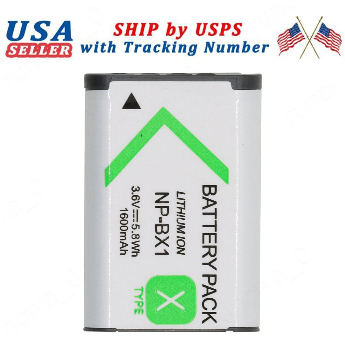 Battery NP-BX1 For Sony Cyber-shot DSC-RX100M3 RX100M4 RX100M5
