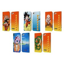 OFFICIAL DRAGON BALL CHARACTERS LEATHER BOOK CASE FOR APPLE iPOD TOUCH MP3