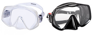 Atomic Aquatics Frameless 2 - rahmenlose Einglasmaske mit Ultraclear Gläsern