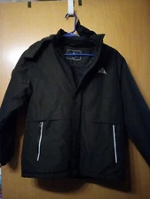 MOERDENG UNISEX KID'S SKI SNOWBOARDING JACKET W/BUILT IN COMPASS Size 10-12 Fur