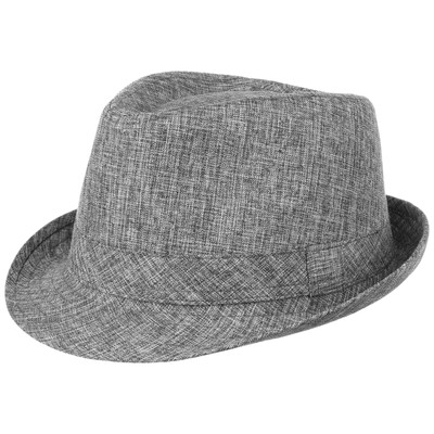 LIPODO Classic Melange Trilby Stoffhut Trilbyhut Fedora Clubhut Musikerhut