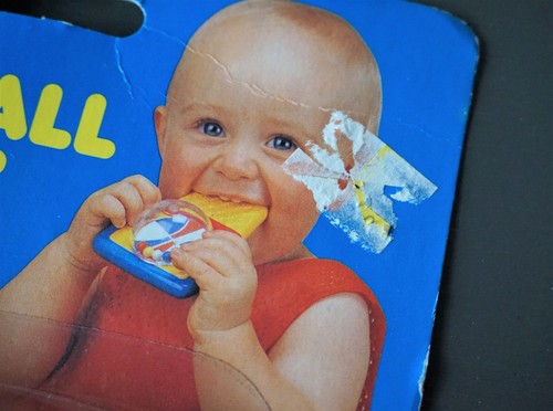 Safety 1st Baby Teether Basketball Rattle New Old Stock 1993 - Picture 3 of 10