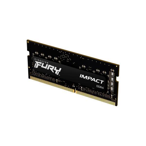 Kingston - Fury 16GB DDR4-3200MHZ CL20 SODIMM FURY IMPACT