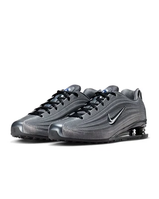 IO9319-001 Naked Copenhagen × Nike Shox Z Metallic Hematite Wolf Grey - Photo 1/4