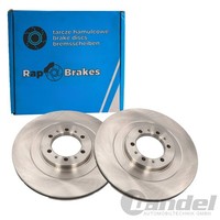 2X RAP Brakes Bremsscheiben 314Mm BelÜFtet Vorne Passend FüR Mitsubishi L200 PAJ