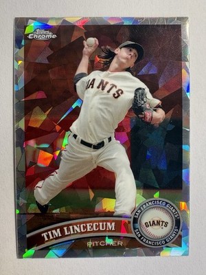 2011 Topps Chrome Tim Lincecum  Atomic Refractor 093/225! San Francisco Giants