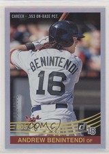 2018 Donruss Retro 1984 Variations Stat Line Career 11/353 Andrew Benintendi s3g