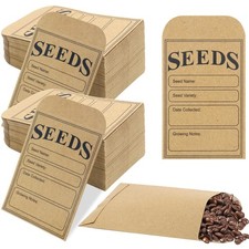LOTMER 200 Pieces Seed Saving Envelopes, 3.2x4.8 Inch Seed Packets Envelope, Sea