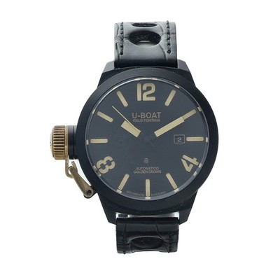 U-BOAT 35.1216 Classico 45 mm Black PVD Steel Gold Automatic Men's Watch