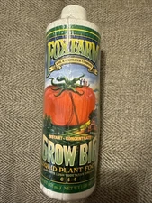 Foxfarm Grow Big For Soil Pint (16oz) 6-4-4 Liquid Plant Food New