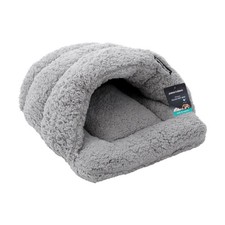 Paws And Claws Sherpa Igloo Pet Dog Cat Bed Soft Warm Comfort 58x44cm
