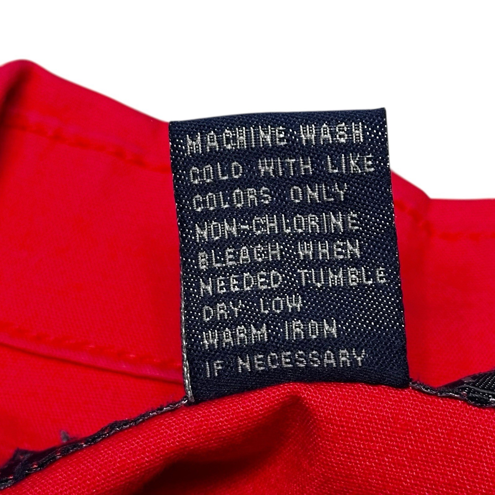 Baccini Red Button Front Twill Jacket Women’s M S… - image 8