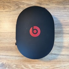 Used Black Beats by Dr. Dre Zipper Case with NEW Audio Replacement Cable