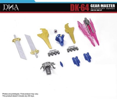 DNA DK-64 Gear Master Upgrade Kit For SS ONE Sentinel Prime Accessories W/BONUS