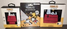 Peanuts 75 Snoopy USB Charging Hub USB Wall Charger  Cable Protectors    