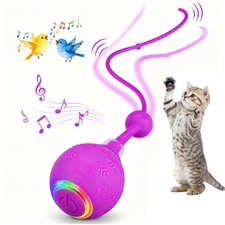 Interactive Cat Toy - Dual Modes 3 Play Styles - Auto Toy for Indoor Cats
