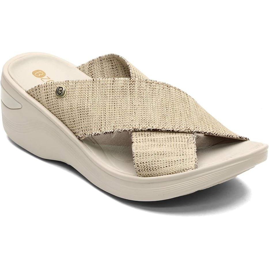 APL BZees sandalo donna Desire Slides plateau farina d'avena taglia 9 5 M