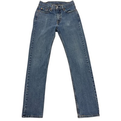 Levi s 514 Jeans Herren 29W 30L Blau Slim Straight Leg Stretch Denim Red Tab