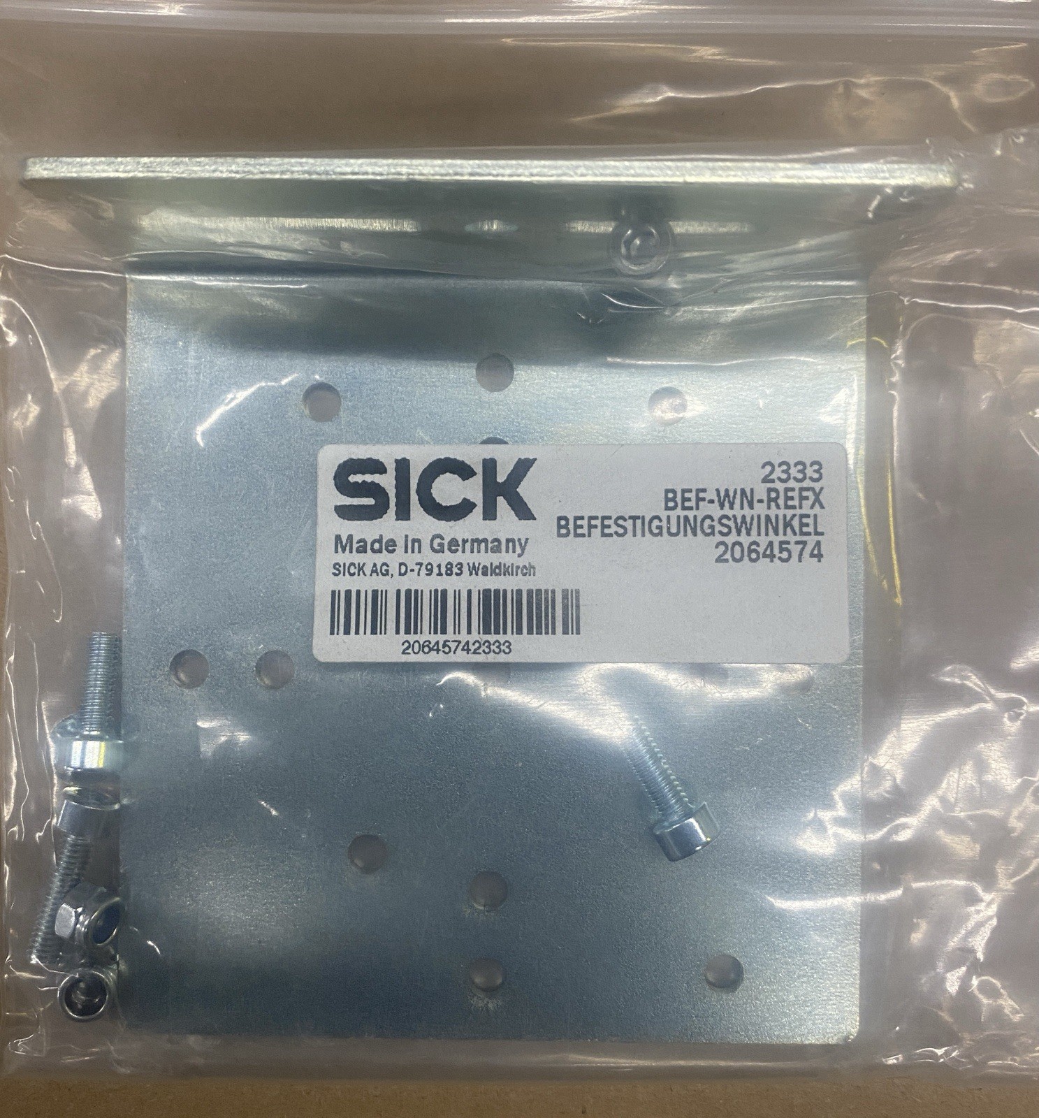 SICK BEF-WN-REFX Mounting Bracket Universal Reflector Angle 2064574 NIB NIP