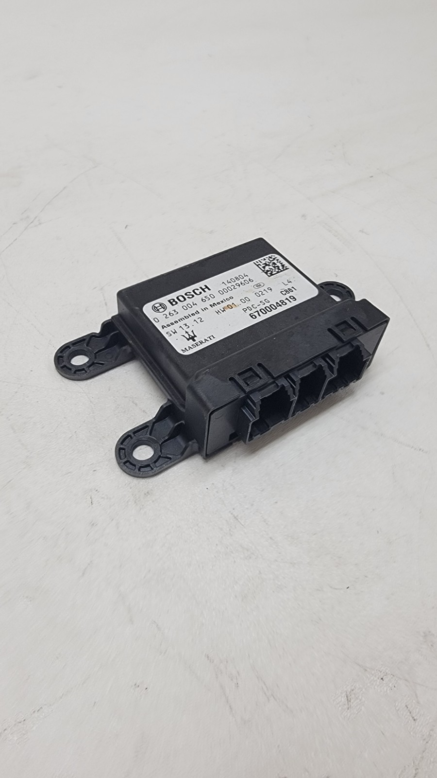 2014-18 MASERATI QUATTROPORTE PARKING ASSIST AID SENSOR CONTROL MODULE 670004819
