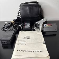 Sony Handycam DCR-SX41 Silver 8GB Camcorder w/Charger, Manual  2 OEM    s
