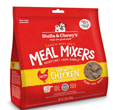 Stella  Chewy's Freeze Dried Raw Chicken Meal Mixers Dry Dog Food 18oz.FreeShip