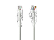 20ft Slim Cat6 28AWG UTP Ethernet Network Patch Cable Snagless, Gray