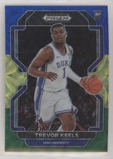 2022 Panini Prizm Draft Picks Choice Blue Yellow & Green Trevor Keels #85 18fx