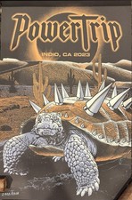 GUNS N ROSES AC/DC METALLICA TOOL Power Trip 2023 Litho  Poster 2,403/2,500 VIP