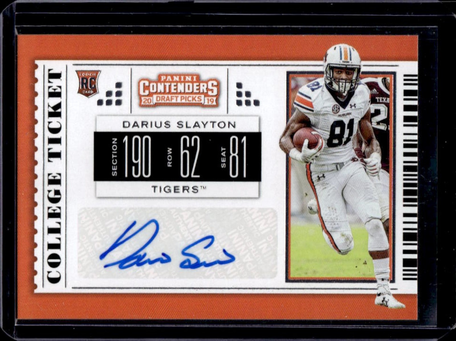 Darius Slayton Panini Contenders Draft Picks #282 Autograph