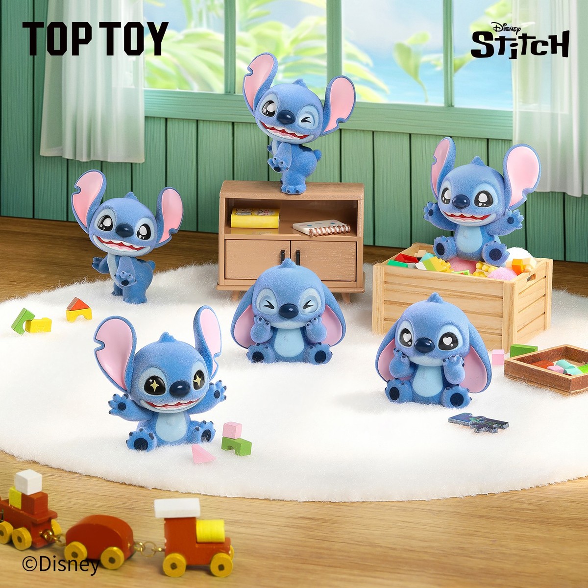 TOPTOY Stitch Mini Fluffy Seriesコンプリート TOPTOY Disney Stitch MINI fluffy Series Blind bag Figure Toy