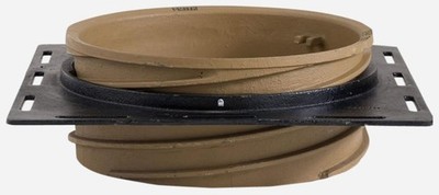 Jay R Smith 1010Y06 Roof Drain 6'' Cast Iron Low Profile Dome