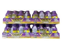SALE!  4x  12 Pack Energy 2000 Shot Drink Grape Flavor 48 Bottles 0 Sugar/Carbs