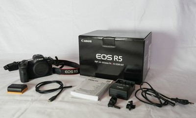 Canon EOS R5 45,0MP Spiegellose Systemkamera (Nur Gehäuse) -  41.000 Auslösungen
