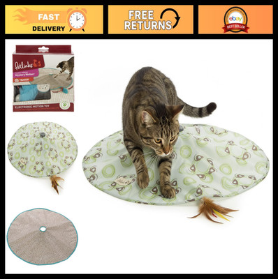 Interactive Concealed Motion Cat Toy - Battery Powered, Random Color, One Size