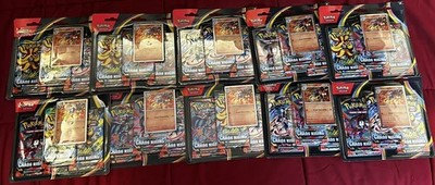   New Mega Evolution Chaos Rising 3 Pack Blister Sealed And New Lot of 10