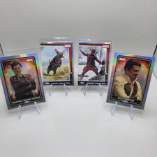 Topps 2025 Deadpool Chrome Marvel Refractor - 4 card lot