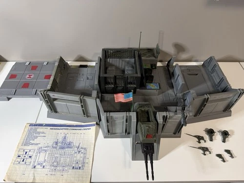 1983 Gi Joe Headquarters 100% COMPLETE With Instructions