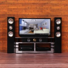 Puppenhaus 1/12 Mini TV Audio Ornament Puppenhaus Wohn zimmer Möbel Dekoration