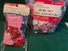 Creatology Valentine's Day Foam Stickers Letters, Hearts, Etc. NEW