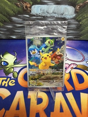 Pokémon Pikachu SVP 027 Black Star Promo Sealed Paldea Evolved ETB Holo NM