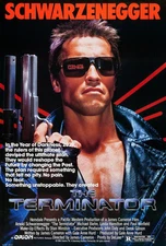 1984 The Terminator Movie Poster Arnold Schwarznegger Sarah Connor