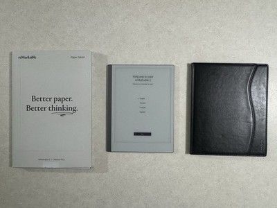 Remarkable 2 Tablet RM110 & Leatherette Case - Stylus Not Included