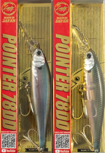 Lucky Craft Pointer 78DD SP Jerkbait Sospeso - Delta Craw 3 1/8 Poll. 3/8 Oz