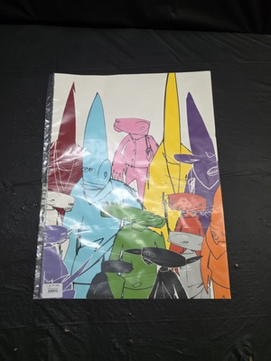 #ad FUTURA Laboratories Art Characterization Screen Print Poster 2021 30”×23quot; New $399.99